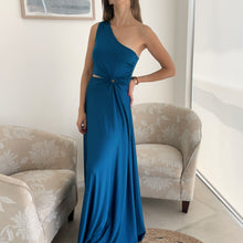 Cargar imagen en el visor de la galería, Vestido Valentina Azul Petroleo