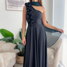 Cargar imagen en el visor de la galería, Vestido Begoña Negro