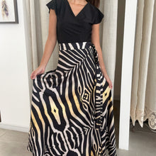 Cargar imagen en el visor de la galería, Maxifalda Zebra Amarillo