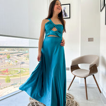 Cargar imagen en el visor de la galería, Vestido Julia Turquesa