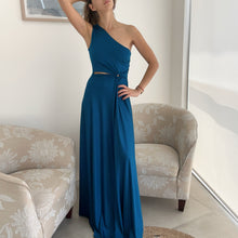 Cargar imagen en el visor de la galería, Vestido Valentina Azul Petroleo