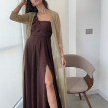 Cargar imagen en el visor de la galería, Vestido Andrea Chocolate