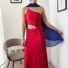 Cargar imagen en el visor de la galería, Capa Gasa Azul Electrico