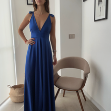 Cargar imagen en el visor de la galería, Vestido Antonia Azul