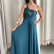 Cargar imagen en el visor de la galería, Vestido Maria Verde Petroleo
