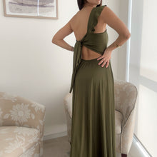 Cargar imagen en el visor de la galería, Vestido Andrea Verde Oliva
