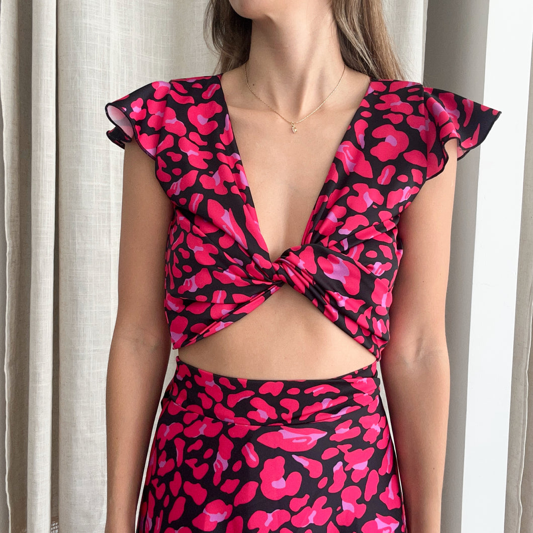 Conjunto Laura Print Fucsia