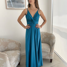 Cargar imagen en el visor de la galería, Vestido Mia Azul Petroleo
