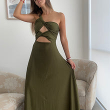 Cargar imagen en el visor de la galería, Vestido Julia Verde Oliva
