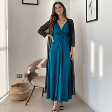 Cargar imagen en el visor de la galería, Kimono Plisado Negro
