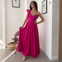 Cargar imagen en el visor de la galería, Vestido Noelia Fucsia
