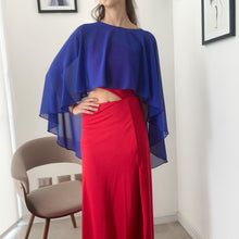 Cargar imagen en el visor de la galería, Capa Gasa Azul Electrico
